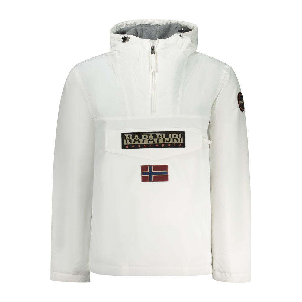 Napapijri Weiße Polyamid Herren Jacke